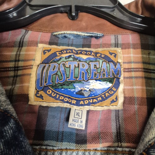 VTG. Dick Clark's American Bandstand Grill Denim Jacket Size XL Leather Collar - Picture 9 of 12