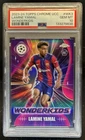 2023-24 Topps Chrome UEFA Lamine Yamal Wonderkids RC #WK-3 Barcelona PSA 10