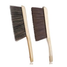 Rbenxia Wooden Handle Bench Brushes Soft Household Dust Cleaning Gray beige