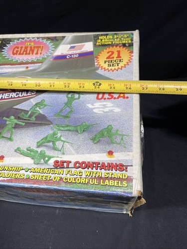 Tim Mee Plastics C-130 Hercules Gunship 21 Piece Playset 62750 Incomplete As Is - Picture 24 of 24