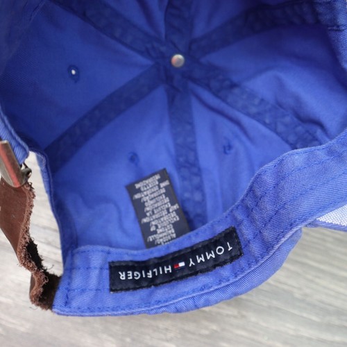 Tommy Hilfiger Hat Mens Adjustable Cap Strap Back Casual Blue Logo Cotton - Picture 15 of 19