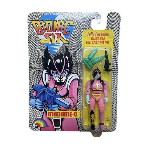 Madame-O 1986 LJN Bionic Six Vintage Diecast Actionfigur