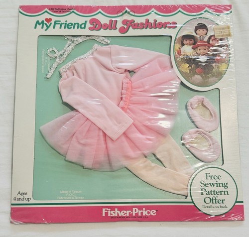 Fisher-Price My Friend Puppe #228 Ballerina Outfit Jenny Mandy Becky Neu in Verpackung Vintage