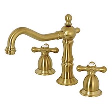 Kingston Brass 8 in Widespread Bathroom Faucet Brushed Brass