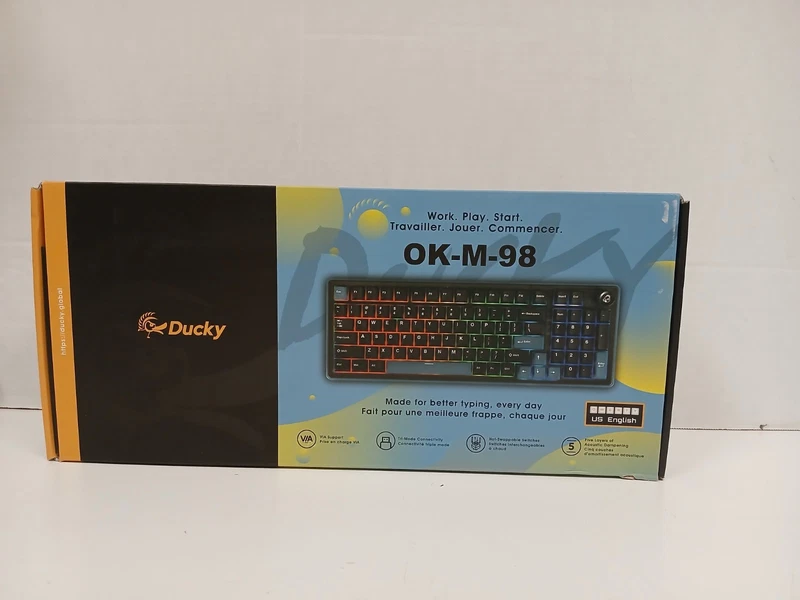 Ducky OK-M-98 Wireless Mechanical Keyboard Black