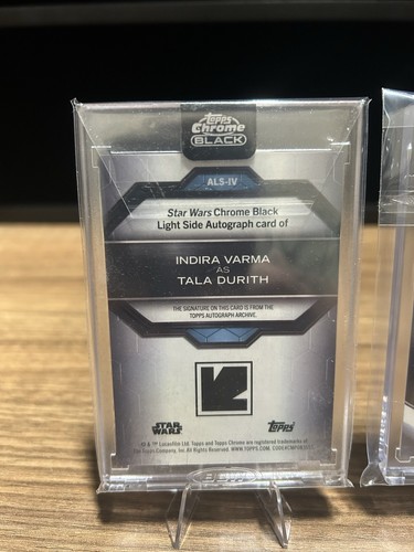 2023 Topps Stars Wars Cromo Nero Tala Durith Auto /5+ - Foto 8 di 22