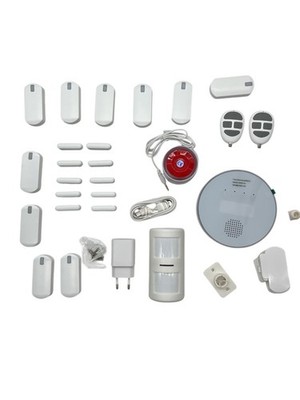 YISEELE Alarmanlage, Sicherheitsalarmanlage für Zuhause, WLAN-Hausalarmanlage mi