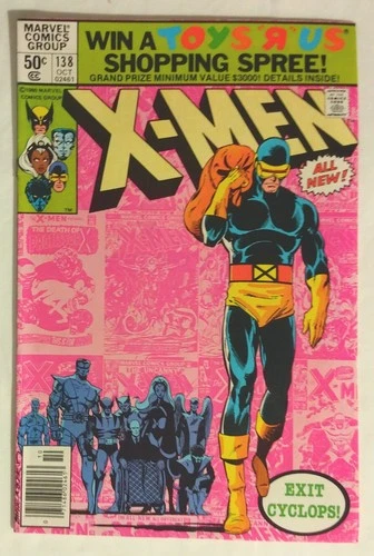 X-Men #138 1980 Vintage Marvel Comic Wolverine Storm Cyclops Kitty Pride