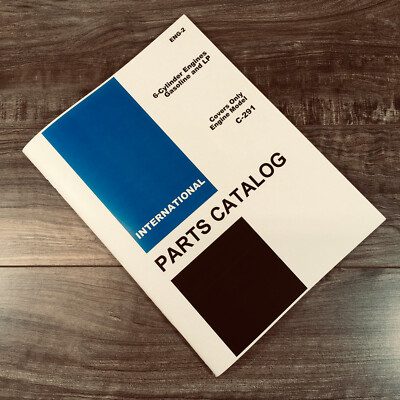 FARMALL INTERNATIONAL C-291 ENGINE ONLY 706 2706 TRACTOR PARTS MANUAL  CATALOG | eBay