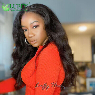 Wave Yaki Human Hair 360 Lace Front Wigs Glueless Full Lace Wigs Pre Plucked | eBay Wave Yaki Human Hair 360 Lace Front Wigs Glueless Full Lace Wigs Pre Plucked | eBay