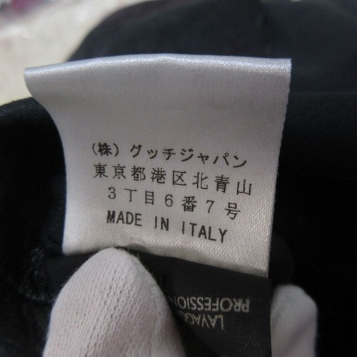 Autentica giacca sartoriale Gucci Tom Ford epoca pelle nera usata donna taglia 40 - Foto 7 di 14