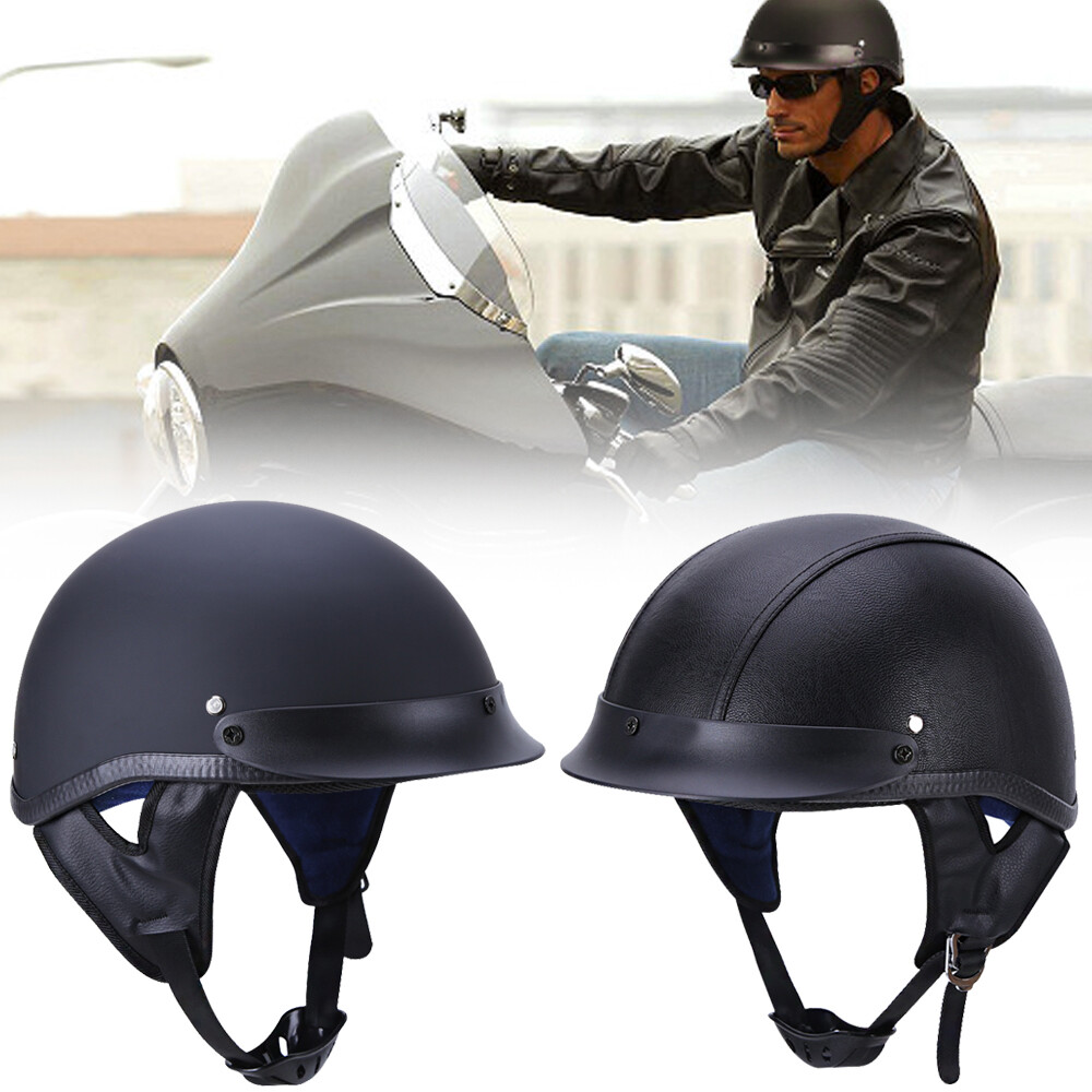 DOT Motorcycle Motorbike German Half Face Helmet Fit For