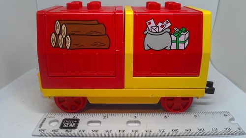 Lego DUPLO Vintage Train Car Lot - Cargo Passenger Wagon Containers - Picture 6 of 12