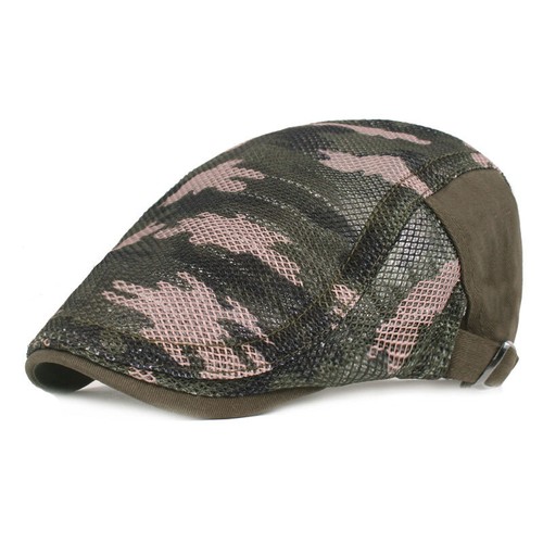 SUMMER MENS BREATHABLE MESH IVY CAP BERET NEWSBOY HAT GATSBY CAP CABBIE FLATCAP☋ - Picture 78 of 81