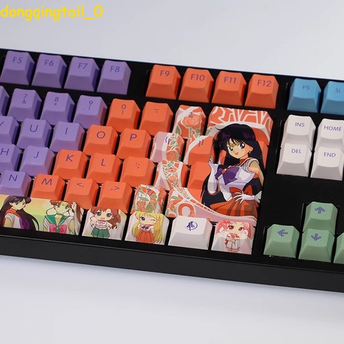 Anime Sailor Moon Theme Keycaps PBT 108 Keys Full Set For Cherry MX keyboard - Picture 8 of 14