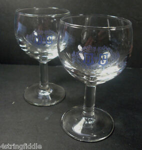 B-amp-G-Fondee-En-1725-Brandy-Wine-Cordial-Stemmed-Shot-Glasses-Barton-amp-Guestier