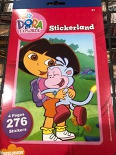 Dora The Explorer Stickerland 276 Stickers Pad Ages 3 Plus