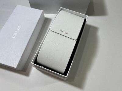 Case Prada Sunglasses Hard Eyeglasses Cloth Box White / Cream
