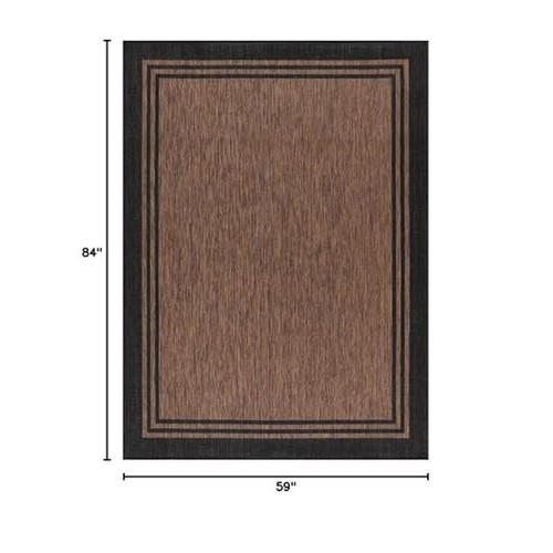 Washable Outdoor Rug 5x7 Waterproof Non Shedding Easy Clean Area Carpet New - Picture 3 of 8