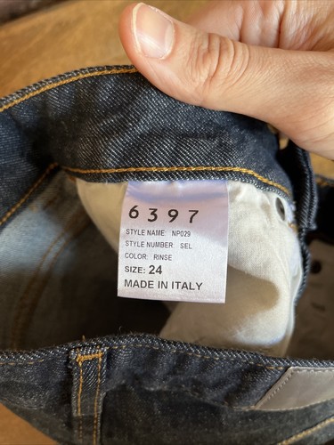 6397 Damen Cropped Selvage Jeans, Gr. 24 Italy - Bild 7 von 9