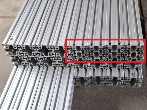 Aluminiumprofil, ca 10m, nur € 12/m, 45x90 L B Typ Nut 10 leicht, , gebraucht-To - Bild 2 von 3