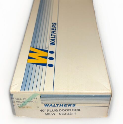 ✅ Walthers 932-3211 HO MILWAUKEE ROAD 40’ Spina Porta Boxcar Acciaio PRONTO DA ROTOLARE - Foto 3 di 7