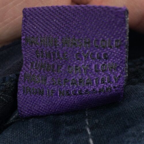 Pantalones Daang Goodman Tripp NYC para mujer talla 1 púrpura teñido espacial ajustados Y2K gótico - Imagen 12 de 12