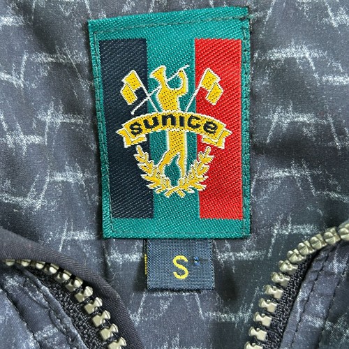 Giacca golf uomo Sunice taglia S blu zip chiusura a scatto tasche ventilata Y2K vintage - Foto 12 di 19