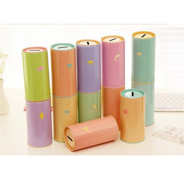 Tin Plate Money Saving Pot Gadget Storage Box Coin Storage Can Piggy Bank Tin Plate Money Saving Pot Gadget Storage Box Coin Storage Can Piggy Bank