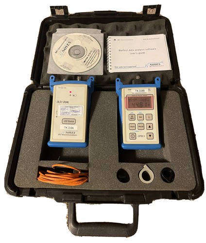 Noyes MLP 5-2B Multimode Light Pack OPM5-2C LS1D OLS1 Dual WinTest Software Case - Picture 1 of 12