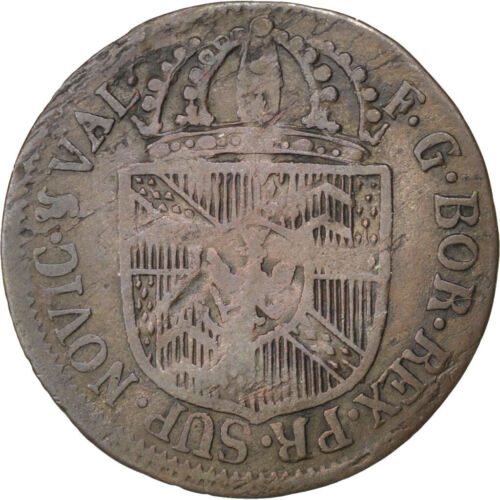 [#33387] Monnaie, SWISS CANTONS, NEUCHATEL, 1/2 Batzen, 1792, Neuenburg, TB+, Bi - Picture 1 of 2
