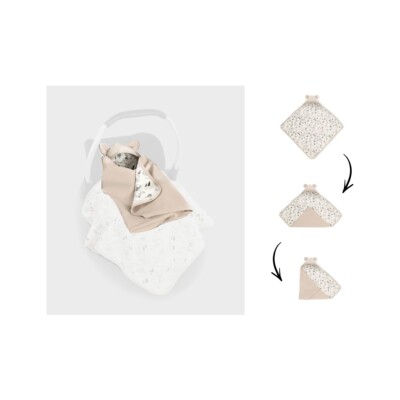 Hauck Snuggle N Dream Carseat Stroller Pram Blanket Beige UK