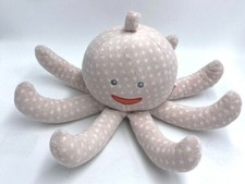 Baby Aspen Pink White Polka Dot Mrs Sock T Pus Plush Rattle Stuffed Animal