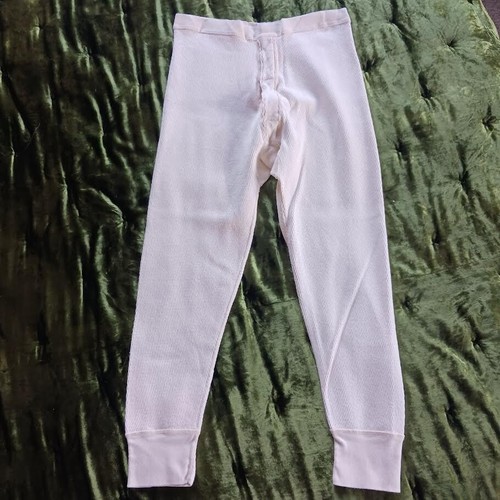 Vintage Made in the USA 100% Cotton Thermal Underware Set Long Johns - Picture 2 of 10
