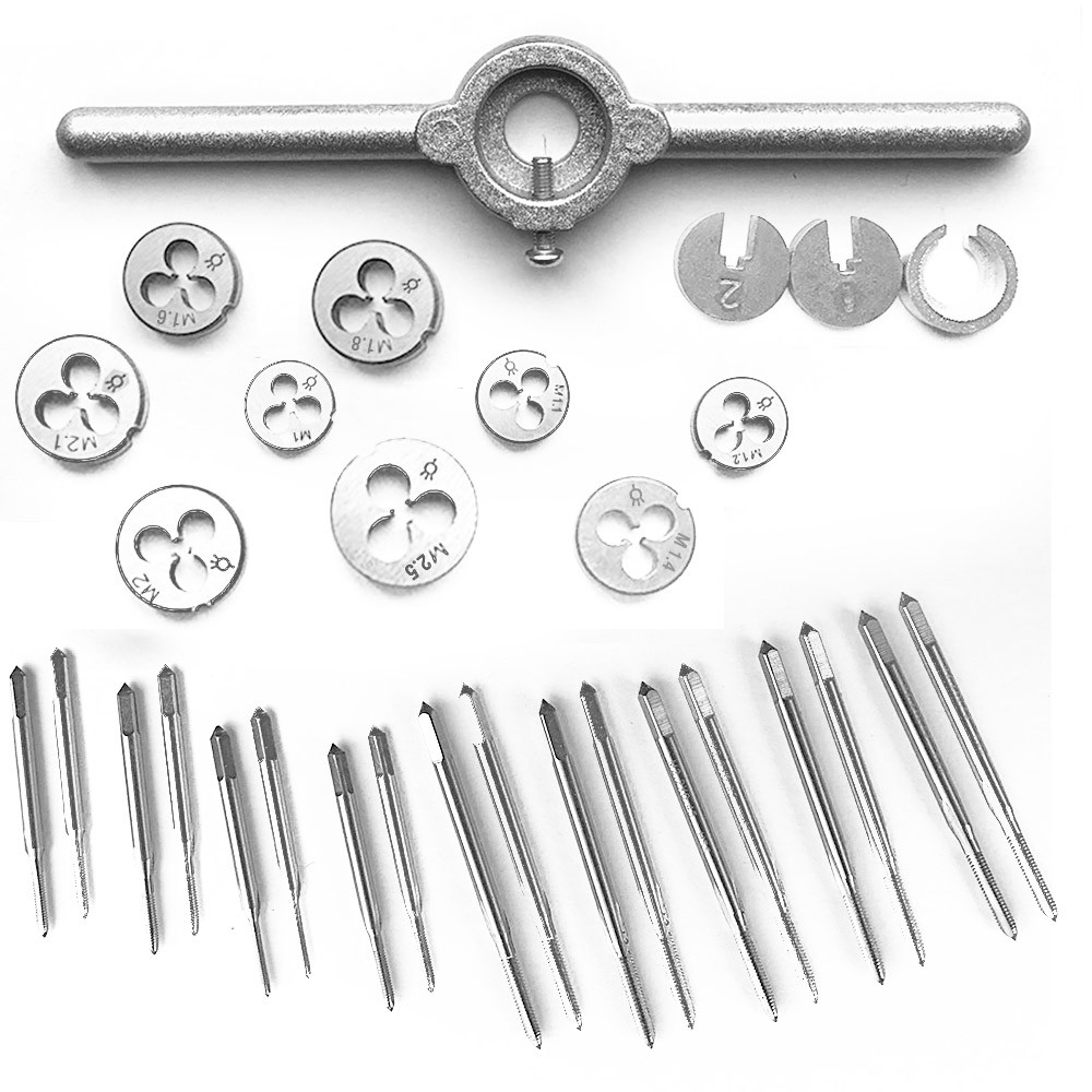 31pc Set HSS Mini Tap Die Thread Wire Tapping Threading Grinding Carving Tool 31pc Set HSS Mini Tap Die Thread Wire Tapping Threading Grinding Carving Tool