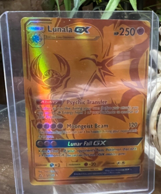 Pokemon stage 2 Lunala GX card 172/156 | eBay