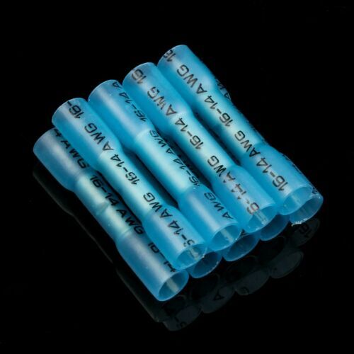 200/100X Heat Shrink Splice Butt Terminals Electrical Wire Crimp Connectors Kit - Picture 11 of 16