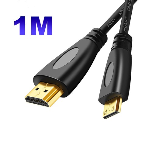 Mini HDMI to HDMI Cable V1.4 3D with Ethernet HD 1080p Tablet Smart Phone - Picture 6 of 8