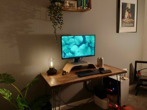 Bespoke Desk Solid Wood Workstation Ebay