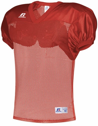 Russell Youth Stock 100% Polyester V-Neck Collar Practice Jersey S096BW M-XL - Picture 13 of 14
