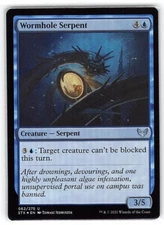 Wormhole Serpent *FOIL Uncommon* Magic MtG x1 Strixhaven