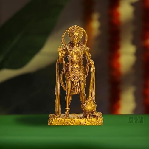 OSTNKART Hanuman Ji Murti for Car Dashboard Idol Temple,Home & Office Decor. - Picture 2 of 5