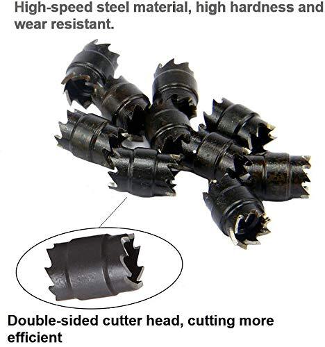 14 Stck. 3/8 Zoll Doppelseitige Rotation Punkt Schweißschneider Entferner Bohrer Bits Schneiden Schweißnähte Kit - Bild 4 von 12