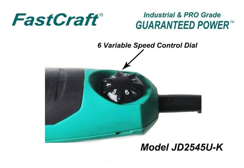 FastCraft 42pc Multi Tool Kit HIGH END PRO Grade Oscillating Tool + 40pc Blades - Picture 11 of 12