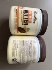 2 Bottles Of Queen Helene Cocoa Butter Face+ Body Crème, 15 oz Each NEW