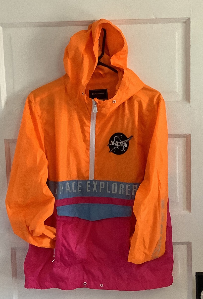 NASA Space Girls Southpole Junior Jacket Windbreaker Explorer Color Block XL eBay
