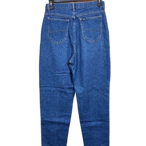 Vintage Women's Lee Denim Blue Mom Jeans Size 14 Long Straight Leg - Bild 6 von 11