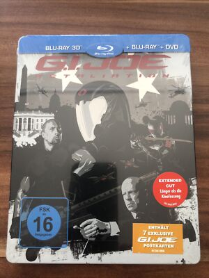 G.I.JOE:RETALIATION-Steelbook-3D BluRay+BluRay+DVD-NEU/OVP !!!