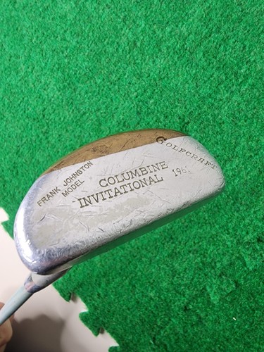 1961 Columbine Invitational Golf Craft Putter Frank Johnston 35 Zoll RH Glaswelle - Bild 6 von 16