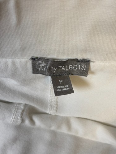 T by Talbots Damengröße P weiß Skort Rock Reißverschluss Taschen Pickleball Golf Tennis - Bild 3 von 12